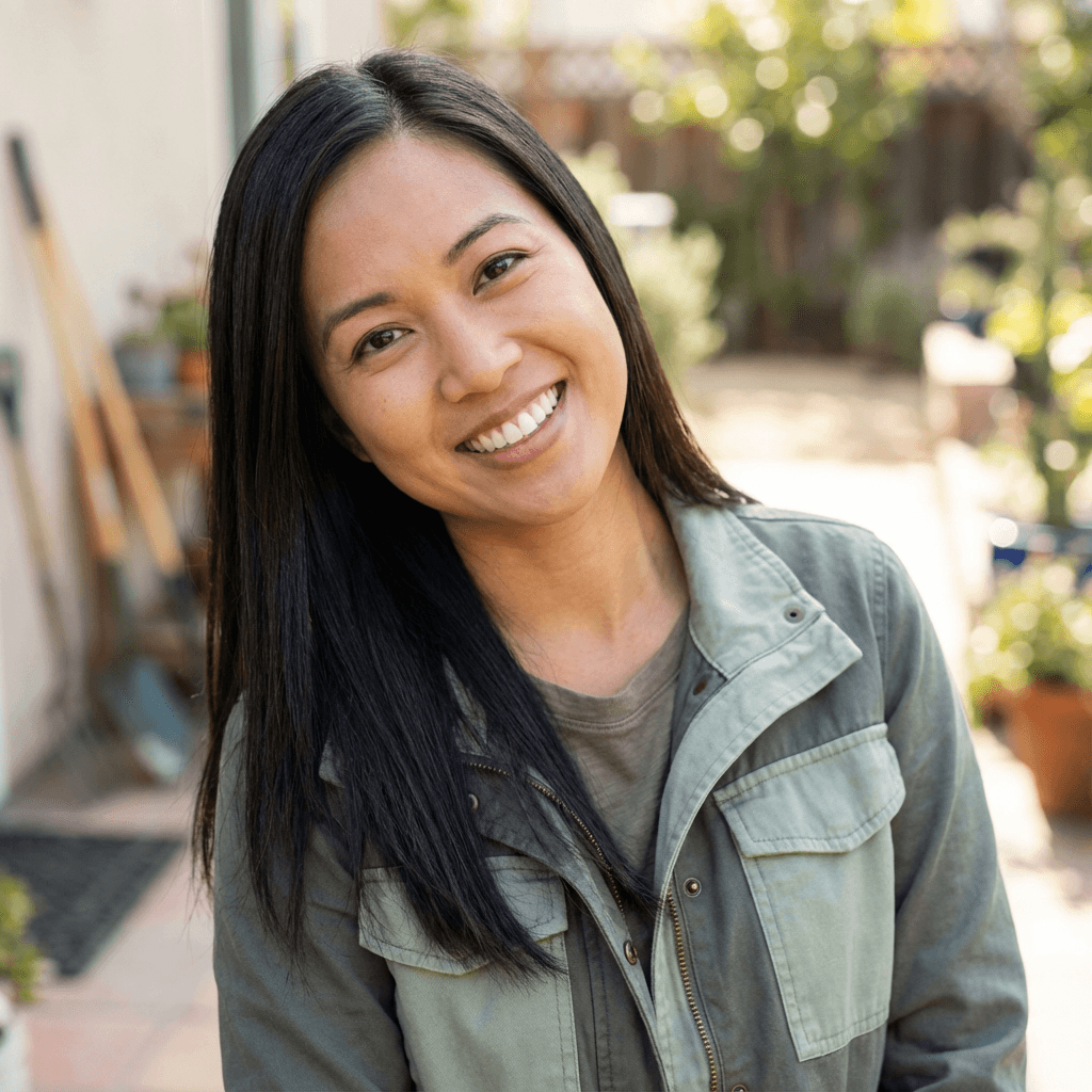 Mei Lin, new homeowner